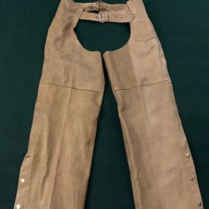 Light tan leather chaps